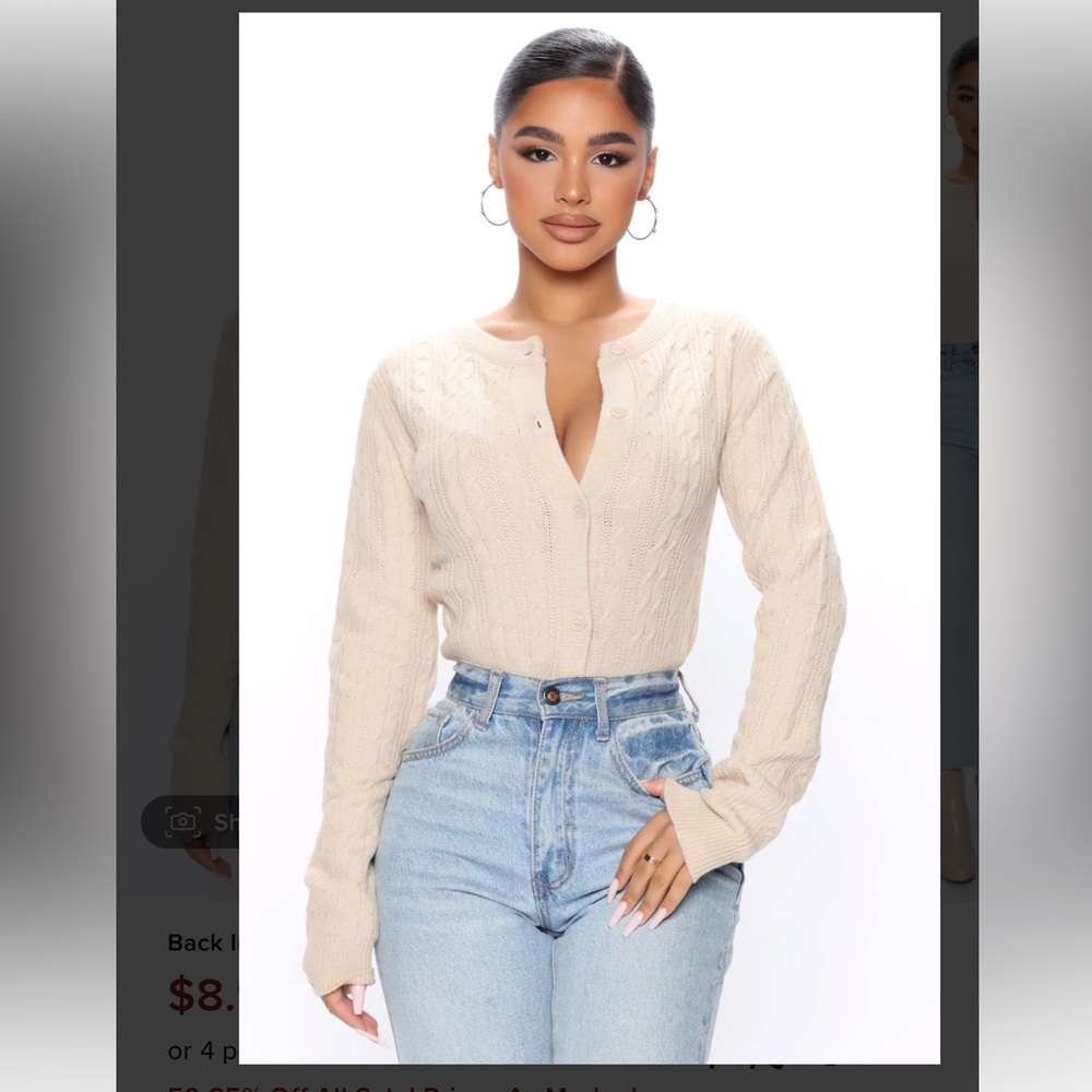 Fashion Nova cardigan size M